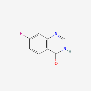 7-Fluoroquinazolin-4(3H)-one chemical structure (CAS 16499-57-3)