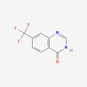 7-(Trifluoromethyl)quinazolin-4(3H)-one chemical structure (CAS 16499-58-4)
