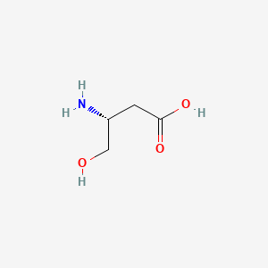 (R)-3-Amino-4-hydroxybutanoic acid chemical structure (CAS 16504-56-6)