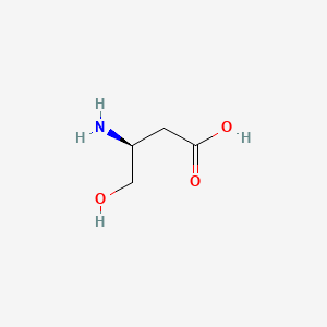 (S)-3-Amino-4-hydroxybutanoic acid chemical structure (CAS 16504-57-7)