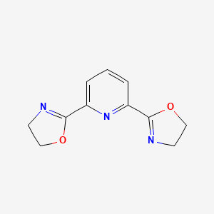 2,6-Bis(4,5-dihydrooxazol-2-yl)pyridine chemical structure (CAS 165125-95-1)