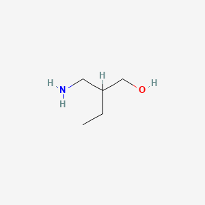 2-(Aminomethyl)butan-1-ol chemical structure (CAS 16519-75-8)