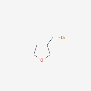 3-(Bromomethyl)tetrahydrofuran chemical structure (CAS 165253-29-2)