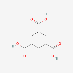Cis,cis-cyclohexane-1,3,5-tricarboxylic acid chemical structure (CAS 16526-68-4)