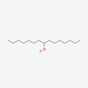 Pentadecan-8-ol chemical structure (CAS 1653-35-6)