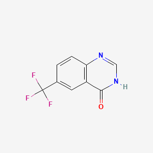 6-(Trifluoromethyl)quinazolin-4(1H)-one chemical structure (CAS 16544-67-5)