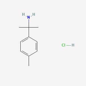 1-Methyl-1-p-tolyl-ethylamine hydrochloride chemical structure (CAS 1654774-17-0)