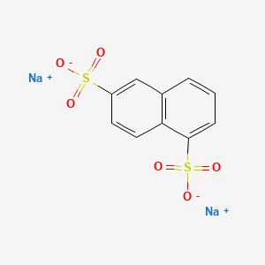 Sodium naphthalene-1,6-disulfonate chemical structure (CAS 1655-43-2)