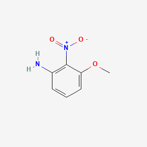 3-Methoxy-2-nitroaniline chemical structure (CAS 16554-47-5)