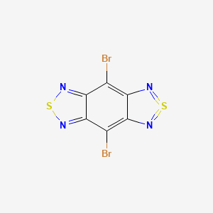 4,8-Dibromobenzo[1,2-c:4,5-c']bis([1,2,5]thiadiazole) chemical structure (CAS 165617-59-4)