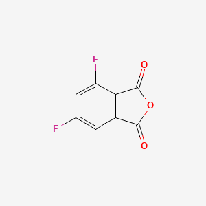 4,6-Difluoroisobenzofuran-1,3-dione chemical structure (CAS 165730-63-2)