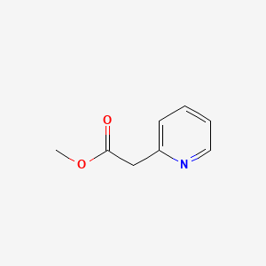 Methyl 2-(pyridin-2-yl)acetate chemical structure (CAS 1658-42-0)