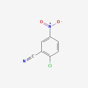 2-Chloro-5-nitrobenzonitrile chemical structure (CAS 16588-02-6)