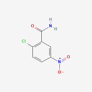 2-Chloro-5-nitrobenzamide chemical structure (CAS 16588-15-1)