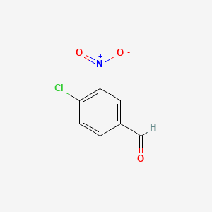 4-Chloro-3-nitrobenzaldehyde chemical structure (CAS 16588-34-4)
