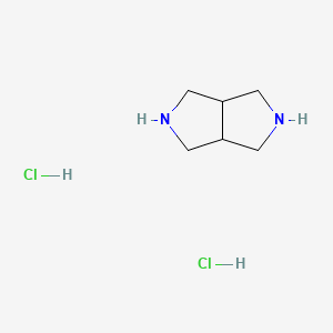 Octahydropyrrolo[3,4-c]pyrrole dihydrochloride chemical structure (CAS 165894-01-9)