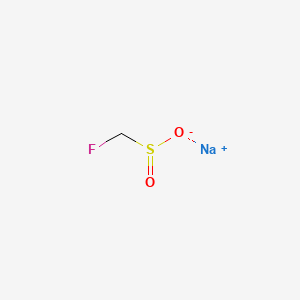Sodium fluoromethanesulfinate chemical structure (CAS 1661836-10-7)