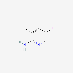5-Iodo-3-methylpyridin-2-amine chemical structure (CAS 166266-19-9)
