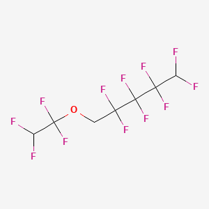 1,1,2,2,3,3,4,4-Octafluoro-5-(1,1,2,2-tetrafluoroethoxy)pentane chemical structure (CAS 16627-71-7)