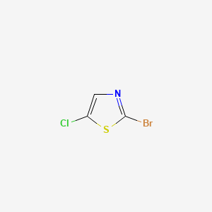 2-Bromo-5-chlorothiazole chemical structure (CAS 16629-15-5)