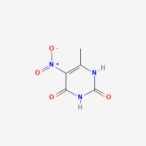 5-Nitro-6-methyluracil chemical structure (CAS 16632-21-6)