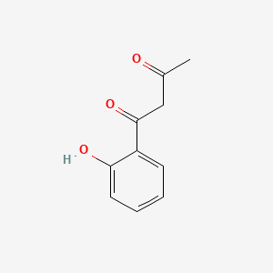 1-(2-Hydroxyphenyl)butane-1,3-dione chemical structure (CAS 16636-62-7)