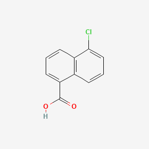 5-Chloro-1-naphthoic acid chemical structure (CAS 16650-52-5)