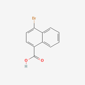 4-Bromo-1-naphthalenecarboxylic acid chemical structure (CAS 16650-55-8)