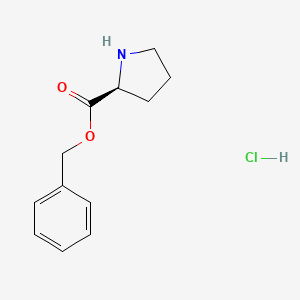 H-Pro-OBzl.HCl chemical structure (CAS 16652-71-4)