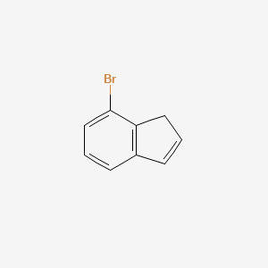 7-Bromo-1H-indene chemical structure (CAS 16657-07-1)