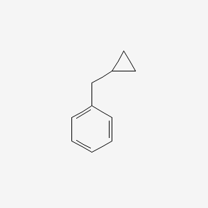 (Cyclopropylmethyl)benzene chemical structure (CAS 1667-00-1)