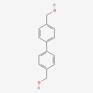 4,4'-Bis(hydroxymethyl)biphenyl chemical structure (CAS 1667-12-5)