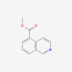 Methyl 5-Isoquinolinecarboxylate chemical structure (CAS 16675-59-5)