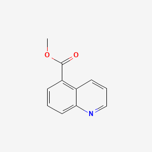 Methyl quinoline-5-carboxylate chemical structure (CAS 16675-62-0)
