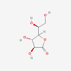 (3S,4S,5R)-5-((S)-1,2-Dihydroxyethyl)-3,4-dihydroxydihydrofuran-2(3H)-one chemical structure (CAS 1668-08-2)