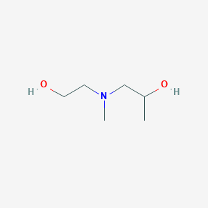 1-((2-Hydroxyethyl)(methyl)amino)propan-2-ol chemical structure (CAS 16681-45-1)