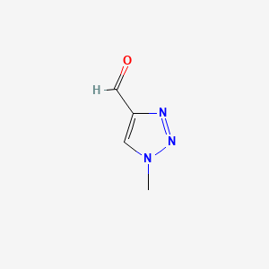 1-Methyl-1H-1,2,3-triazole-4-carbaldehyde chemical structure (CAS 16681-69-9)