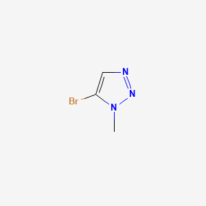 5-Bromo-1-methyl-1H-1,2,3-triazole chemical structure (CAS 16681-82-6)