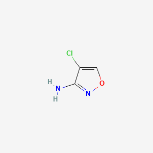 4-Chloroisoxazol-3-amine chemical structure (CAS 166817-65-8)