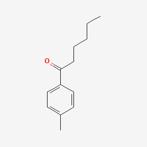 1-(p-Tolyl)hexan-1-one chemical structure (CAS 1669-33-6)