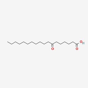 7-Oxooctadecanoic acid chemical structure (CAS 16694-32-9)