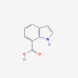 Indole-7-carboxylic acid chemical structure (CAS 1670-83-3)