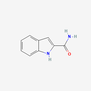 1H-Indole-2-carboxamide chemical structure (CAS 1670-84-4)