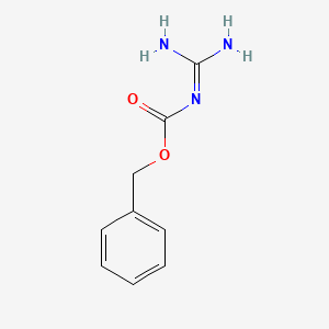 N-Benzyloxycarbonylguanidine chemical structure (CAS 16706-54-0)