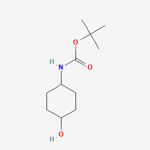 tert-butyl (cis-4-hydroxycyclohexyl)carbamate chemical structure (CAS 167081-25-6)