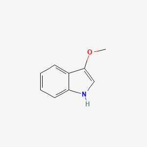 3-Methoxy-1H-indole chemical structure (CAS 16712-55-3)