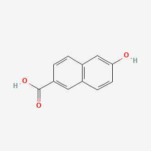 6-Hydroxy-2-naphthoic acid chemical structure (CAS 16712-64-4)