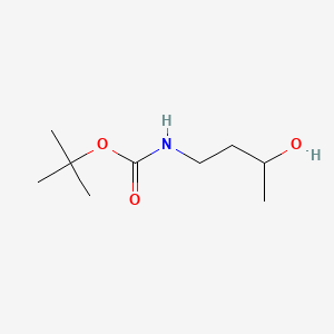 tert-Butyl (3-hydroxybutyl)carbamate chemical structure (CAS 167216-30-0)