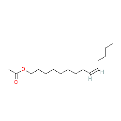 (Z)-Tetradec-9-en-1-yl acetate chemical structure (CAS 16725-53-4)
