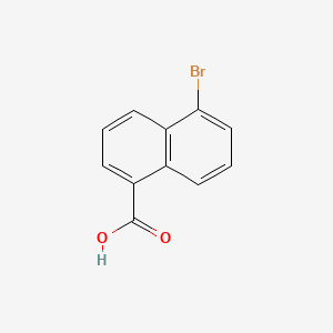 5-Bromo-1-naphthoic acid chemical structure (CAS 16726-67-3)